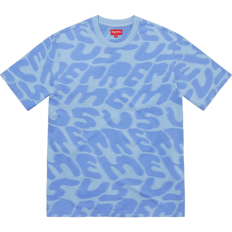 Suéteres Supreme Stacked Intarsia S/S Top Azules | Supreme 319XF